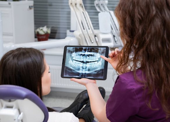 Manasquan patient smiling after routine cleaning